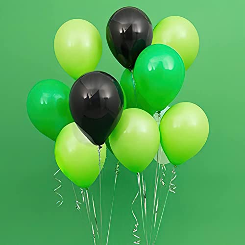 PartyWoo Green Balloons, 120 pcs 5 inch Dark Green Balloons for Birthd