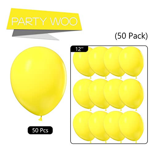 PartyWoo Gray Yellow White Balloons, 60 pcs 12 Inch Pack of Yellow Bal –  ToysCentral - Europe