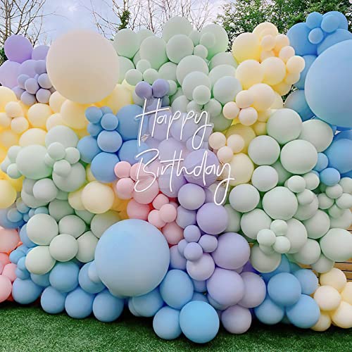 PartyWoo Pastel Balloons, 100 pcs 10 in Pastel Color India