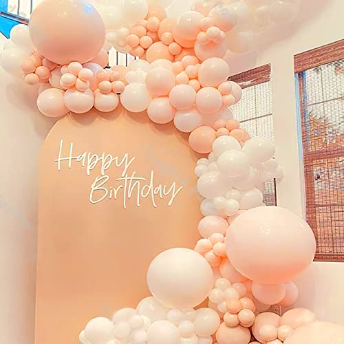 PartyWoo Pastel Orange Balloons, 50 pcs 5 Inch Pale Orange Sold by PARTYWOO  FBA