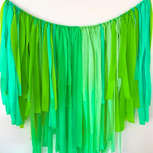 Green Streamers 8 Rolls 656ft, Green Crepe Paper Party Streamer  Decorations for Jungle Theme, Baby Shower, Birthday, Spring Forest Party  Backdrop, Patrick's Day, Wedding : Home & Kitchen