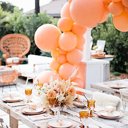 PartyWoo Peach Balloons, 50 pcs 12 Inch Pinkish Tan Balloons, Peachy Pink  Balloons for Balloon Garland or Balloon Arch as Party Decorations, Birthday