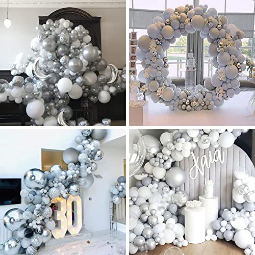 PartyWoo Gray Balloons, 50 pcs 12 inch Latex Balloons, Gary Balloons, Party  Balloons, Birthday Balloons for Baby Shower Decorations, Birthday