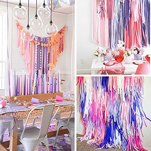 1st Choice Crepe Paper Streamers, 2 Rolls Each Color Party Streamer  Decorations Wedding Decoration Streamers Party Streamer Festival Party